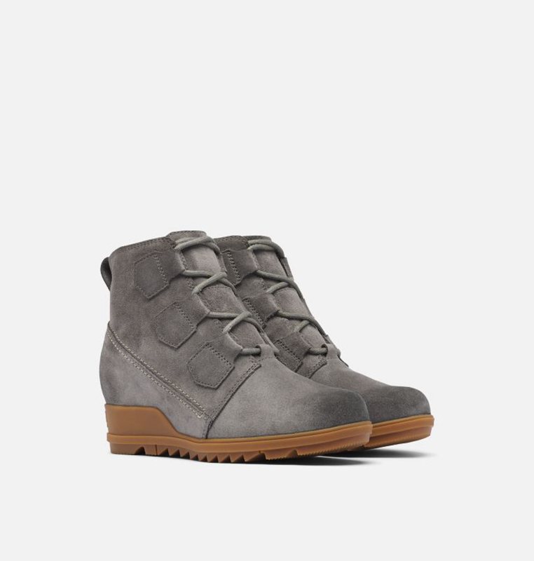 Sorel Dam Wedges Grå - Evie™ Lace Bootie - MHA-152849